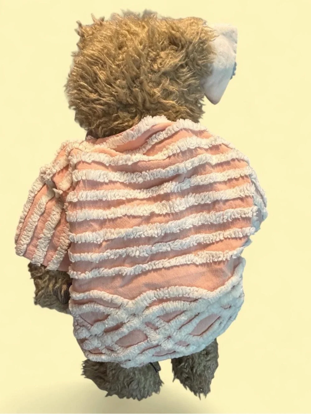Boyds Bears Plush Teddy in Pink Embroidered Jacket